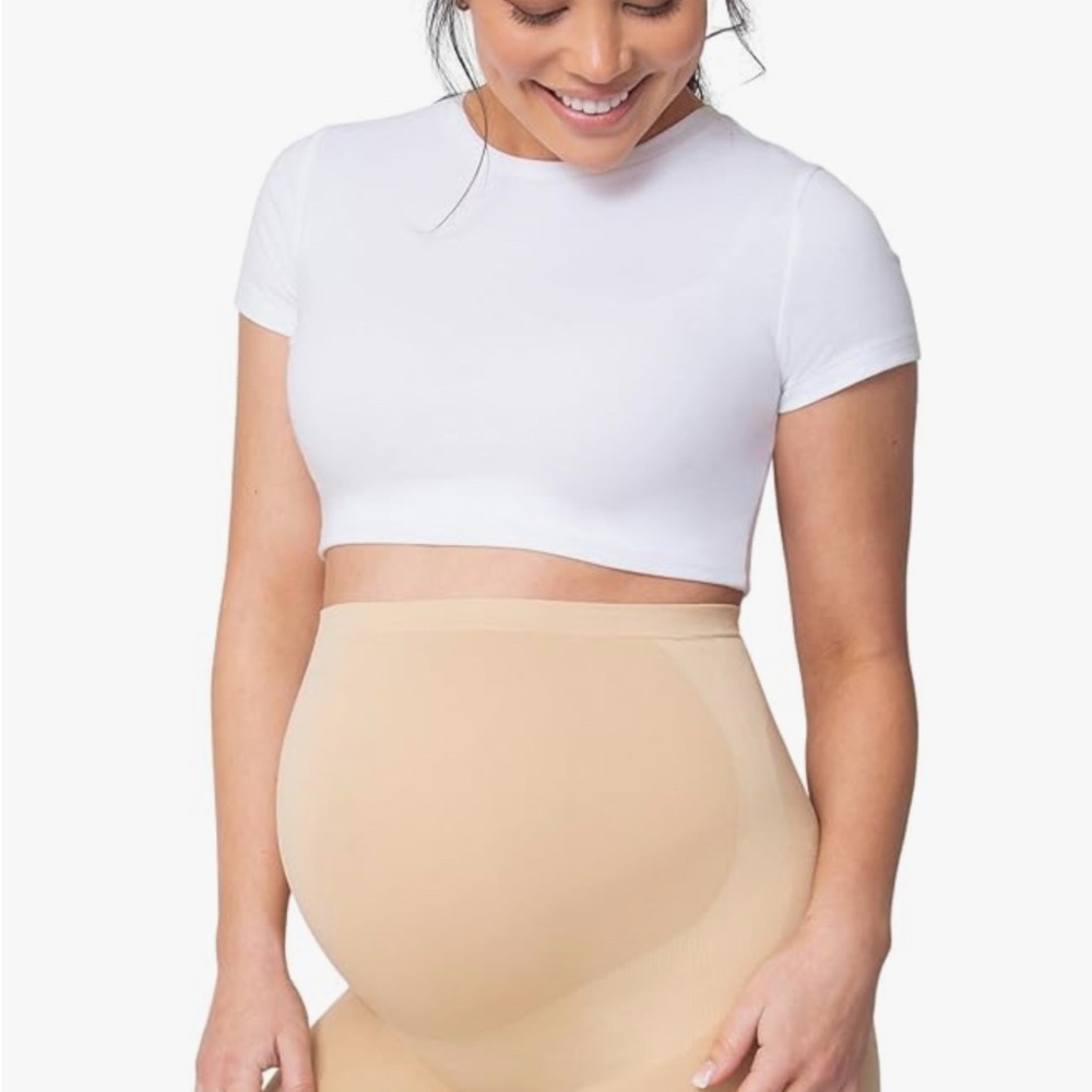 Belly Bandit Beige Maternity Support Shorts